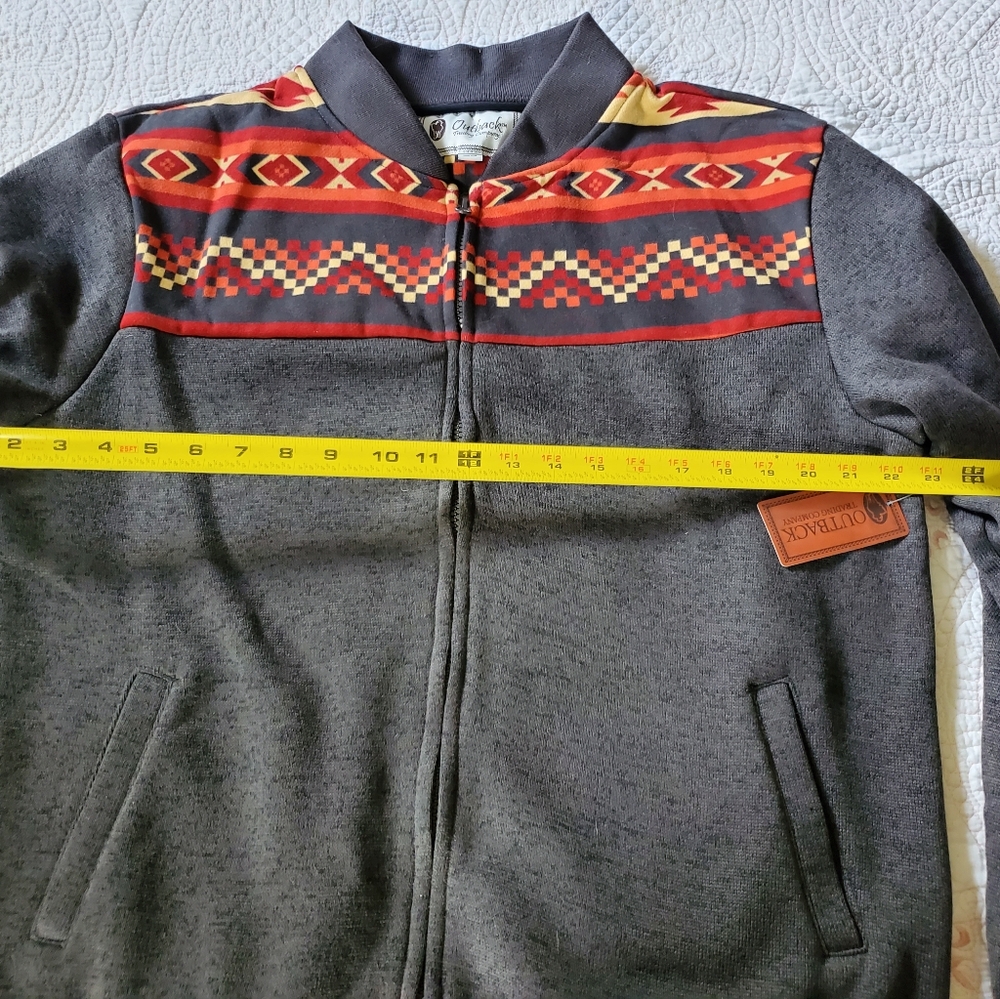 NewOutback Trading Company Harlow zip up jacket womens  12/14 new with tags